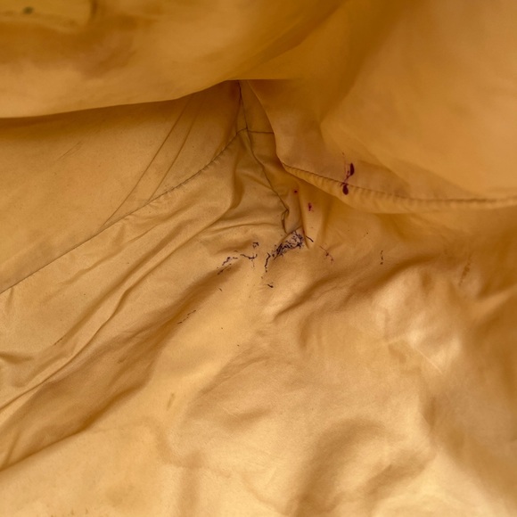 Lilly Pulitzer Gold Tote with Pink and Blue Stripes - Picture 8 of 10